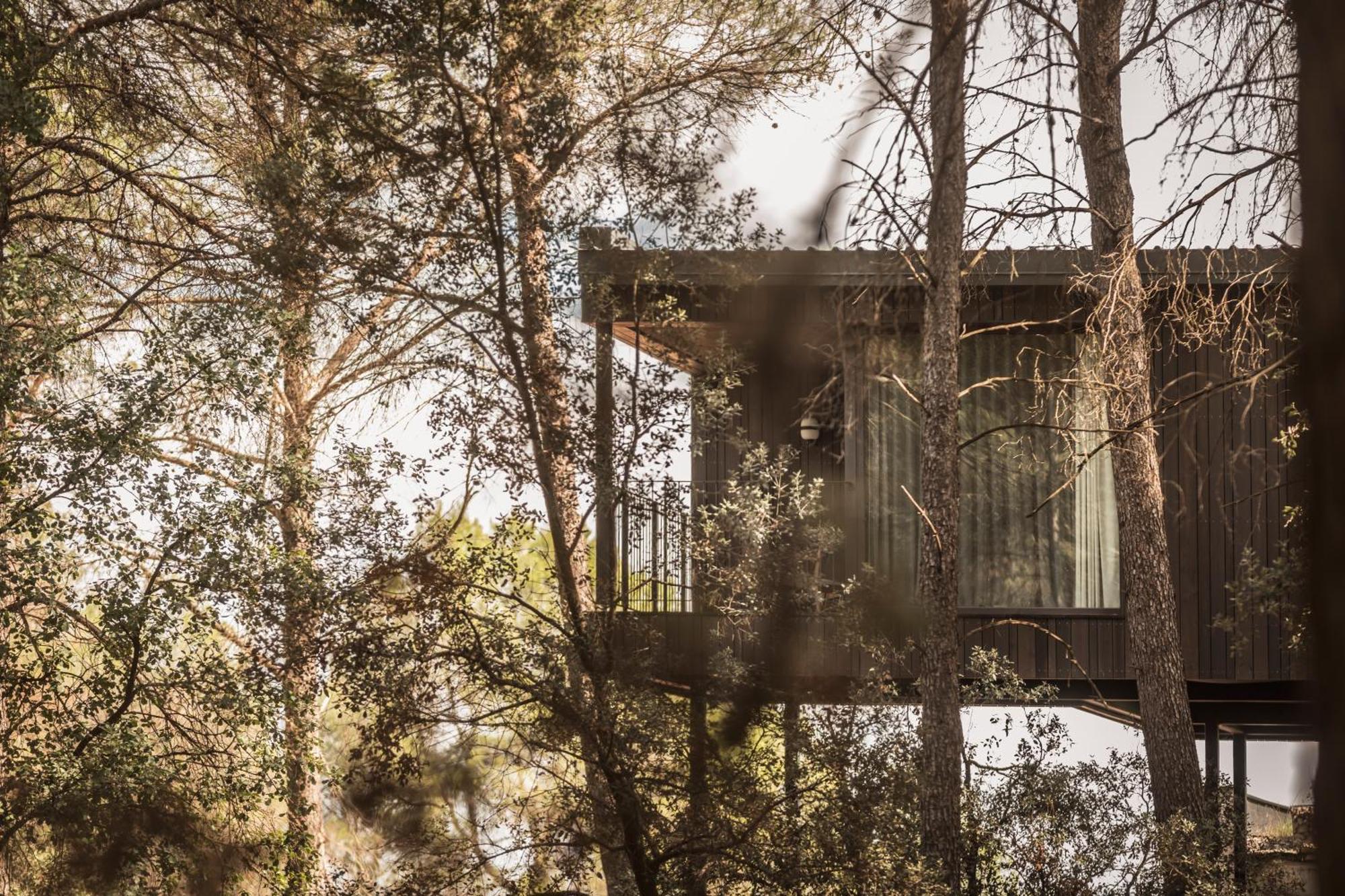 Les Cabanes De L'Oller Del Mas Manresa Buitenkant foto